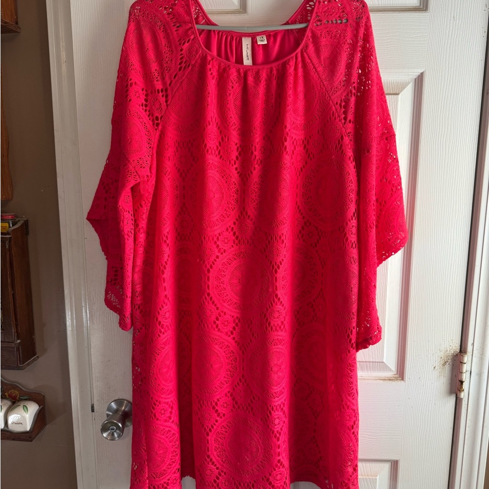 Vibrant fuchsia dress